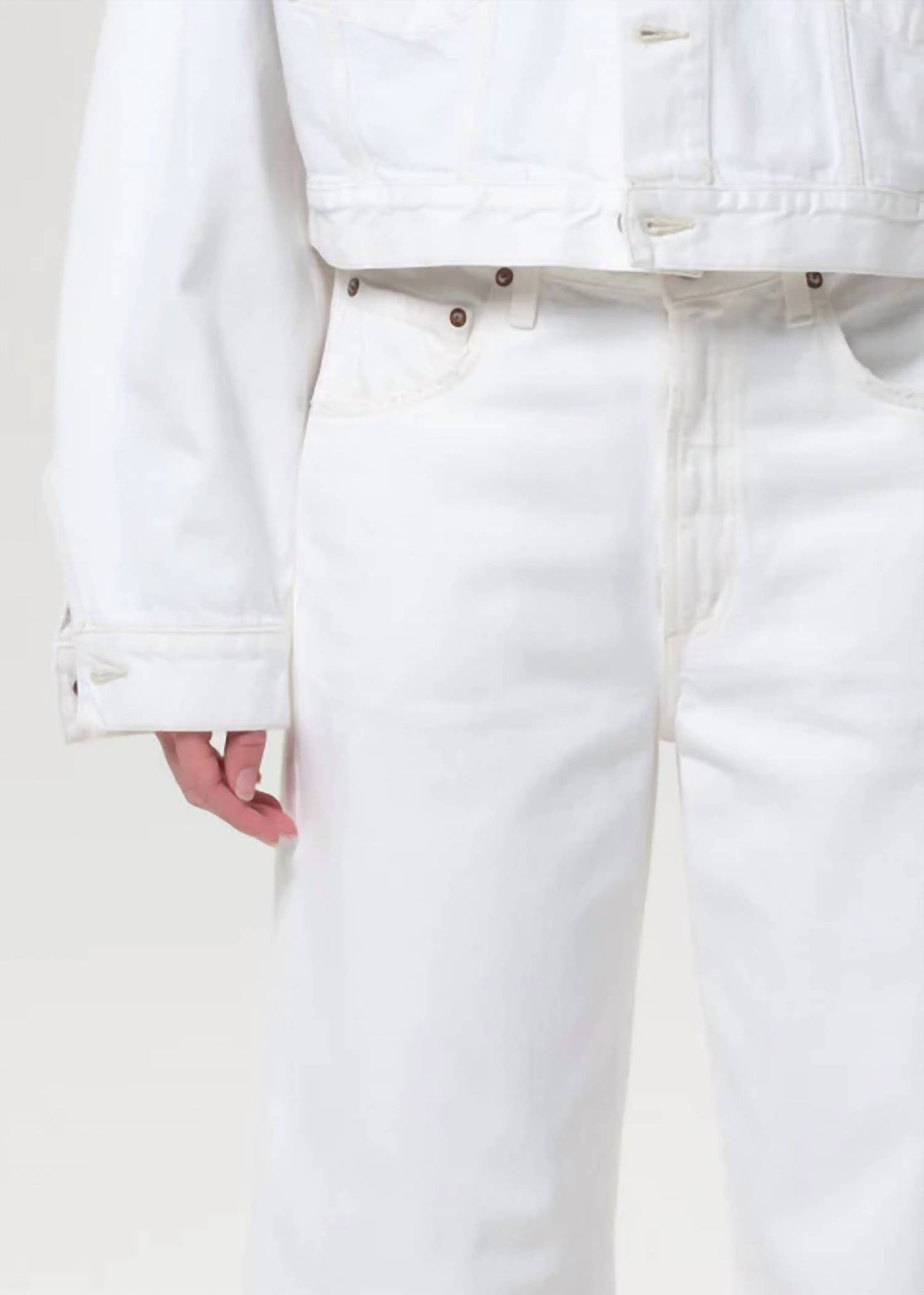 Agolde - LOW CURVE FRAY JEAN