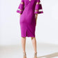 Joseph Ribkoff - Vestido tubinho com manga sino