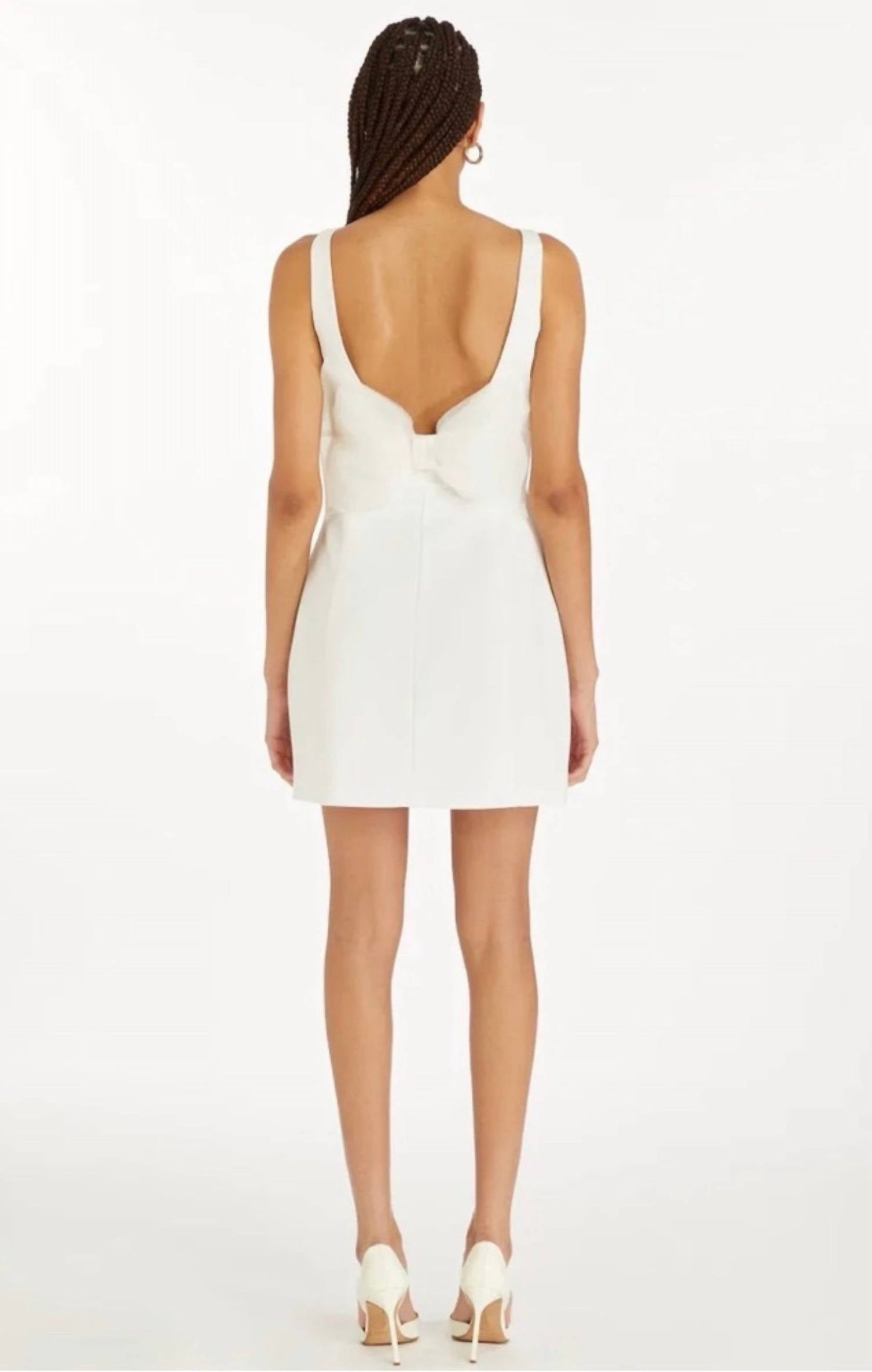 Amanda Uprichard - Maribel Sleeveless Mini Bow Back Dress