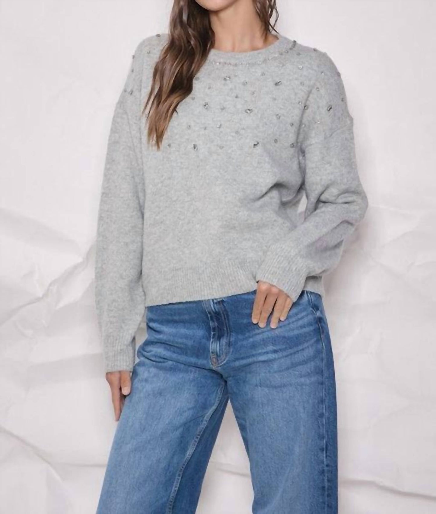 Able - Rhinestone Sweater