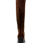 Steve Madden - Women's Square Toe Suede Knee High Boot