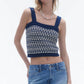 Guest In Residence - Marti Square Neck Tank Top