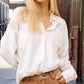 Blue B - Jessie Western Embroidered Linen Blouse