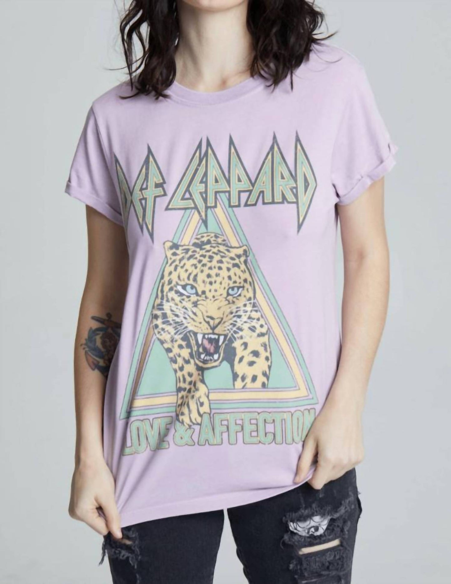 Recycled Karma - Def Leppard Love & Affection Burnout Tee