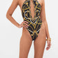 Camilla - Chain Neck Plunge One Piece