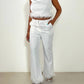 Rivir - Running Things Feather Trim Pant Set