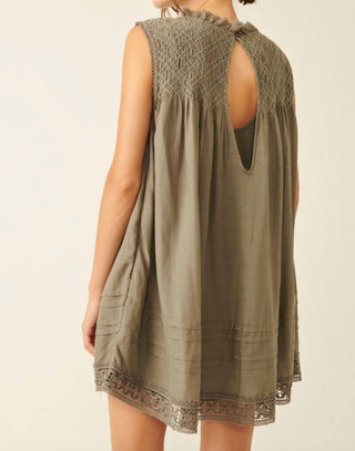 Free People - Vestido curto com estampa de carité