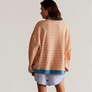 Free People - Classic Striped Crew Sweater