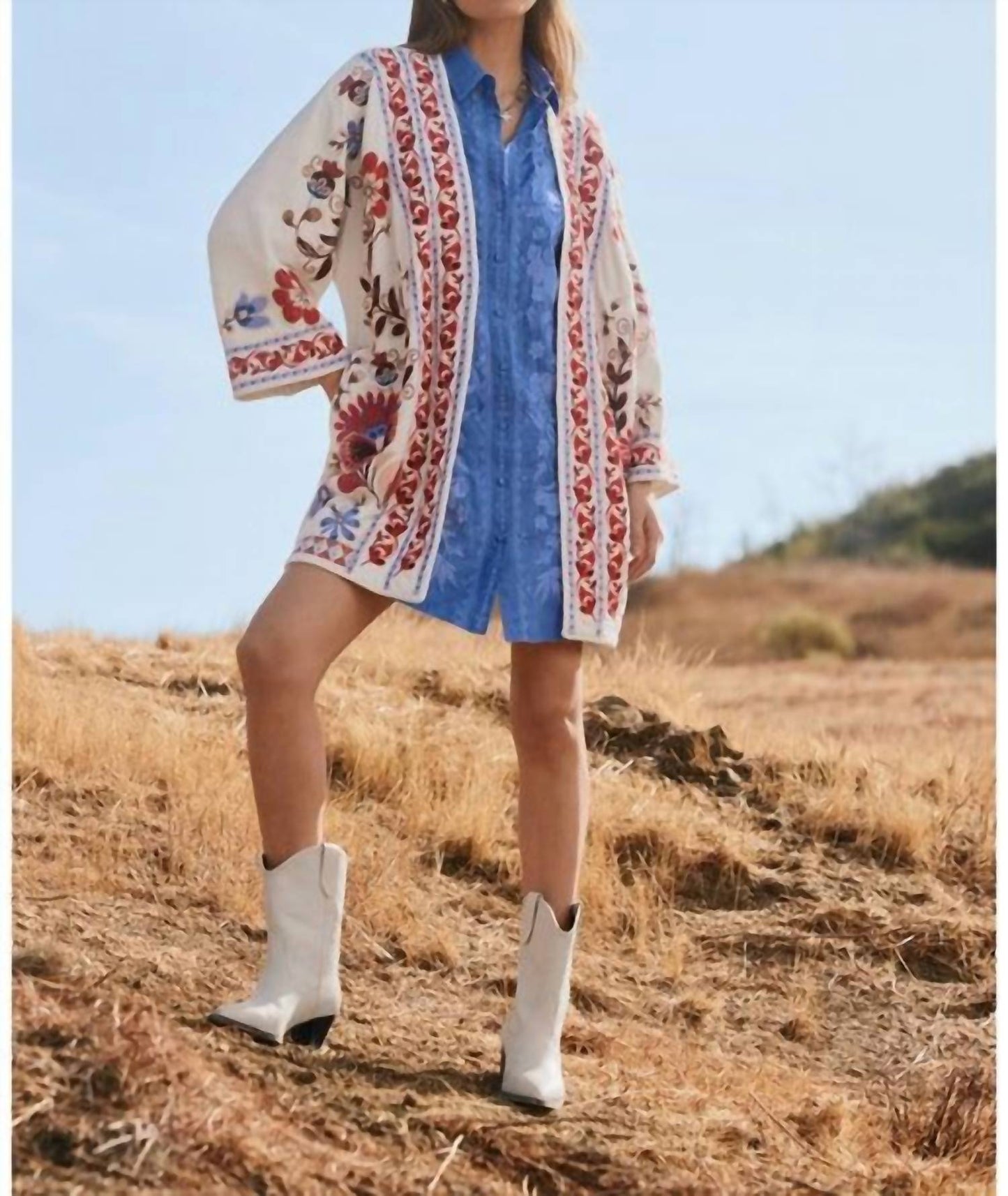 Johnny Was - BIYA SHORT KIMONO OLIVIA