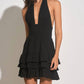 Elan - Cut Out Halter Dress