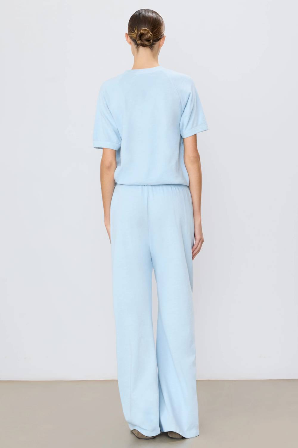 Eterne - Drawstring Wide Leg Sweatpant