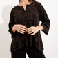 Joseph Ribkoff - Casual V-neck Abstract Top
