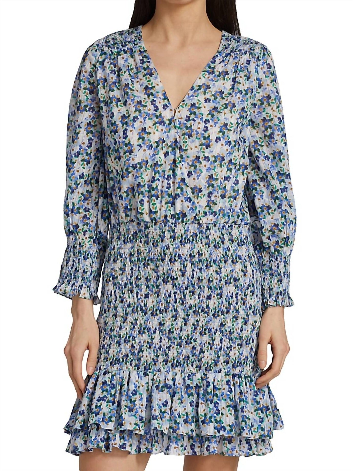 Veronica Beard - DARRAH SMOCKED DRESS