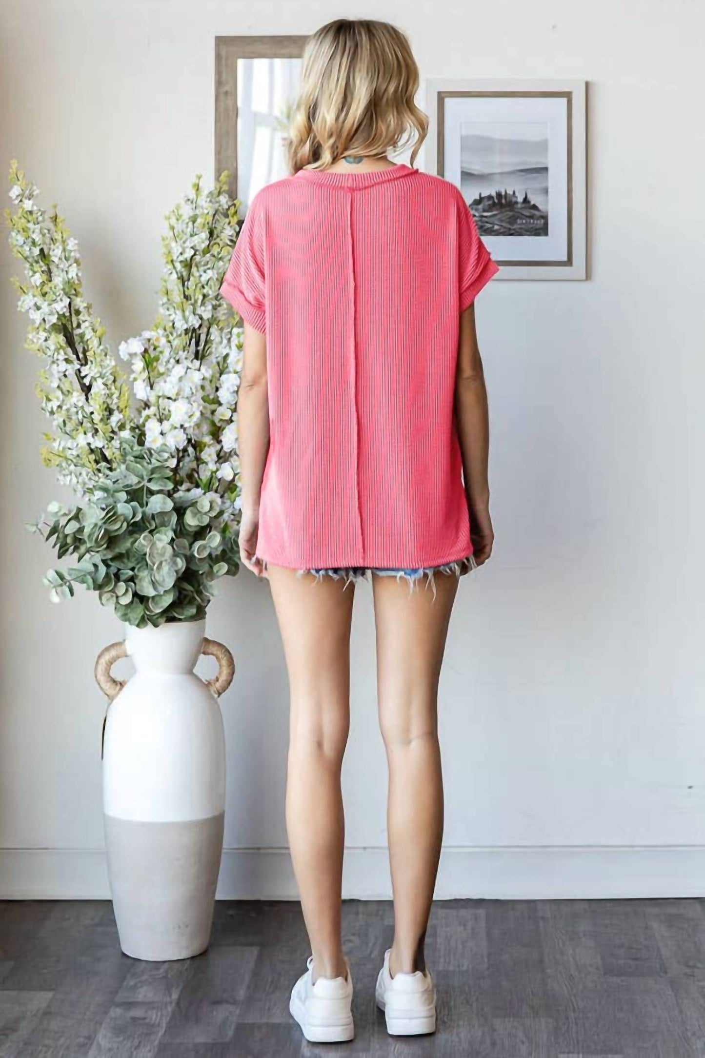 7Th Ray - Contrast Short Sleeve Top