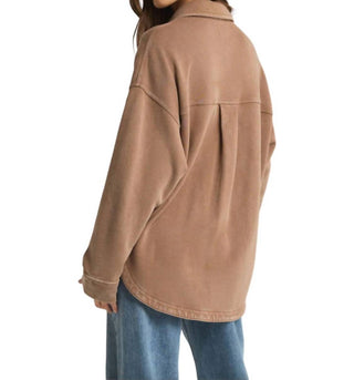 Z Supply - Jaqueta jeans de malha para o dia todo