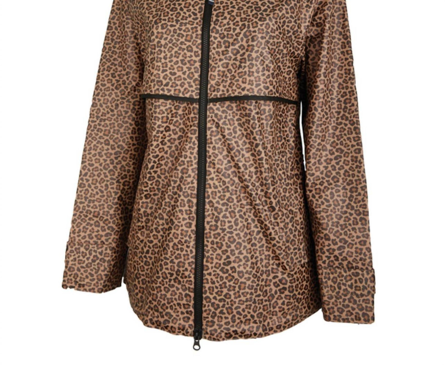 Charles River Apparel - Leopard Print New Englander Rain Jacket