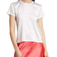 Atm - Stretch Satin Short Sleeve Tee Top