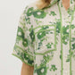 Entro - Tropical Floral Accented Binding Top