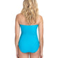 Profile By Gottex - Textured Bandeau Strapless One Piece Swimsuit