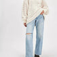 Free People - Cable Knit Sweatshirt