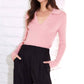 Fifteen Twenty - Rory V-neck Knit Sweater