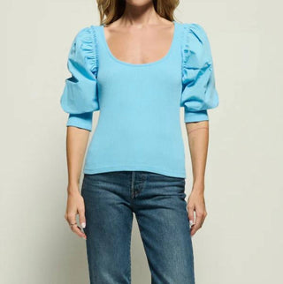 Nation Ltd - Corynn Puffed Sleeve Top