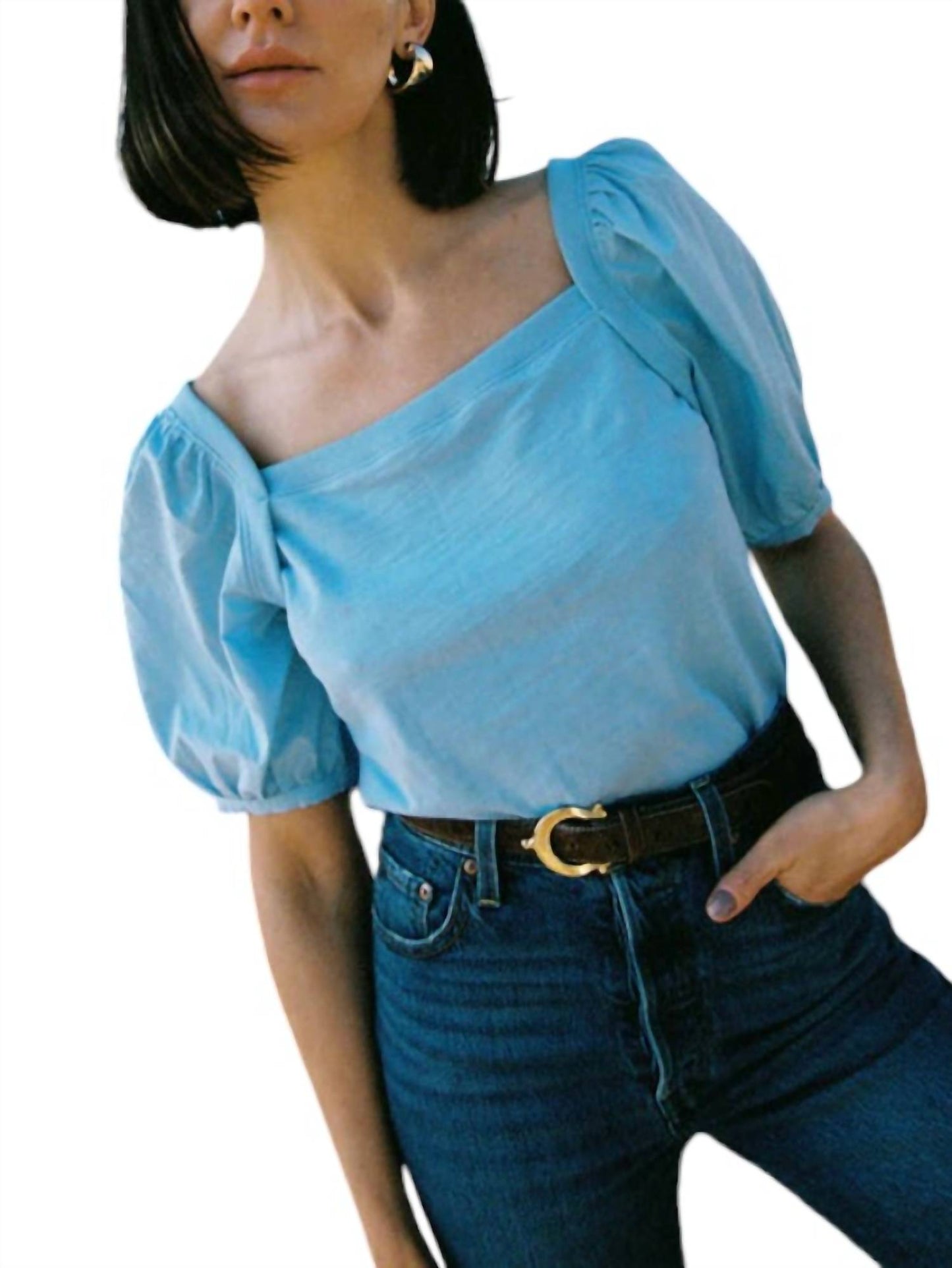 Nation Ltd - Naya Puff Sleeve Top