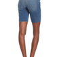 7 For All Mankind - High Rise Raw Hem Bermuda Denim Short