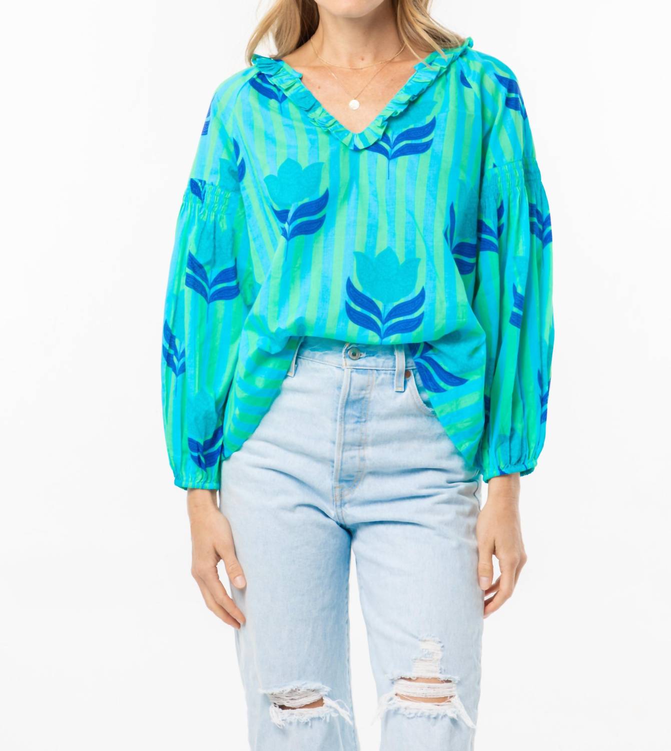 Bindu - Carlie V-neck Top