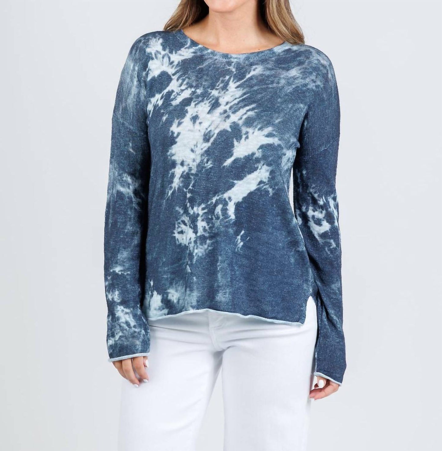 J. Society - Tie Dye Long Sleeve Crew Sweater