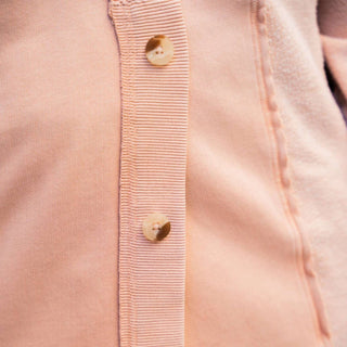 Free People - Cardigan azul na altura do joelho