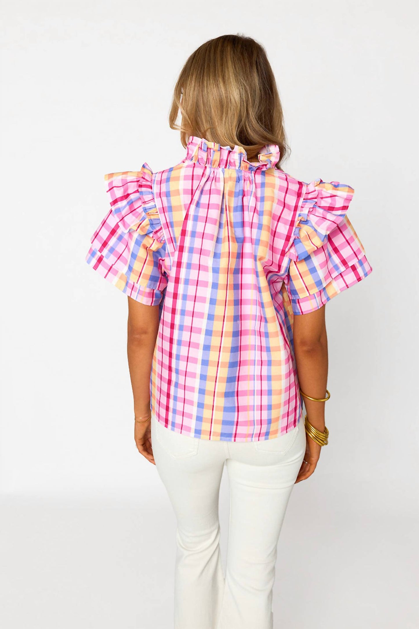 Buddylove - Shauna Ruffle Shoulder Top