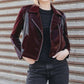 Clara Sun Woo - Vinyl/Liquid Leather Mixed Media Zip Jacket