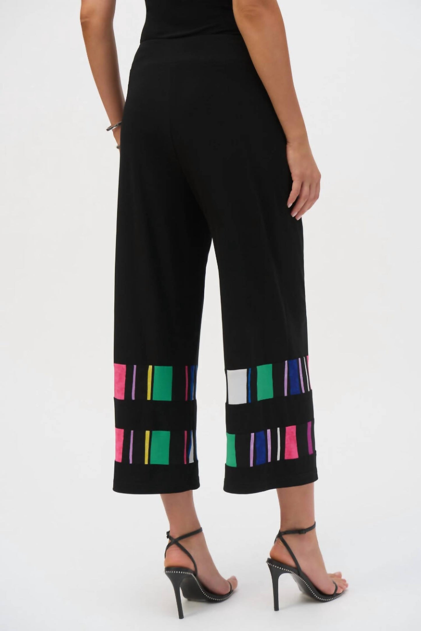 Joseph Ribkoff - Stripe Print Culotte Trousers