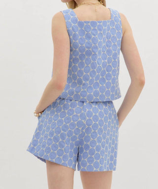 Entro - Dot Top & Shorts Set