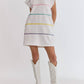 Entro - Spangled Trim Stripe Dress