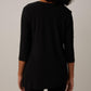Joseph Ribkoff - Asymmetric Hem Top