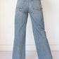 Pistola - Lana Double Button High Rise Ultra Wide Leg Jeans