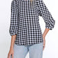 Multiples - 3/4 Sleeve Scoop Neck Top