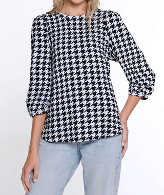 Multiples - 3/4 Sleeve Scoop Neck Top