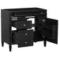 Bathroom Vanity With 2 Drawers and Tip-Out Drawer Storage Cabinet