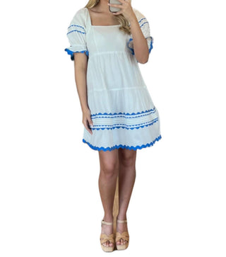 &amp;Merci - VESTIDO RIC RAC COM ACABAMENTO E PINTUCK