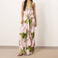 Arrange - Plunge Cowl Neck Maxi Dress