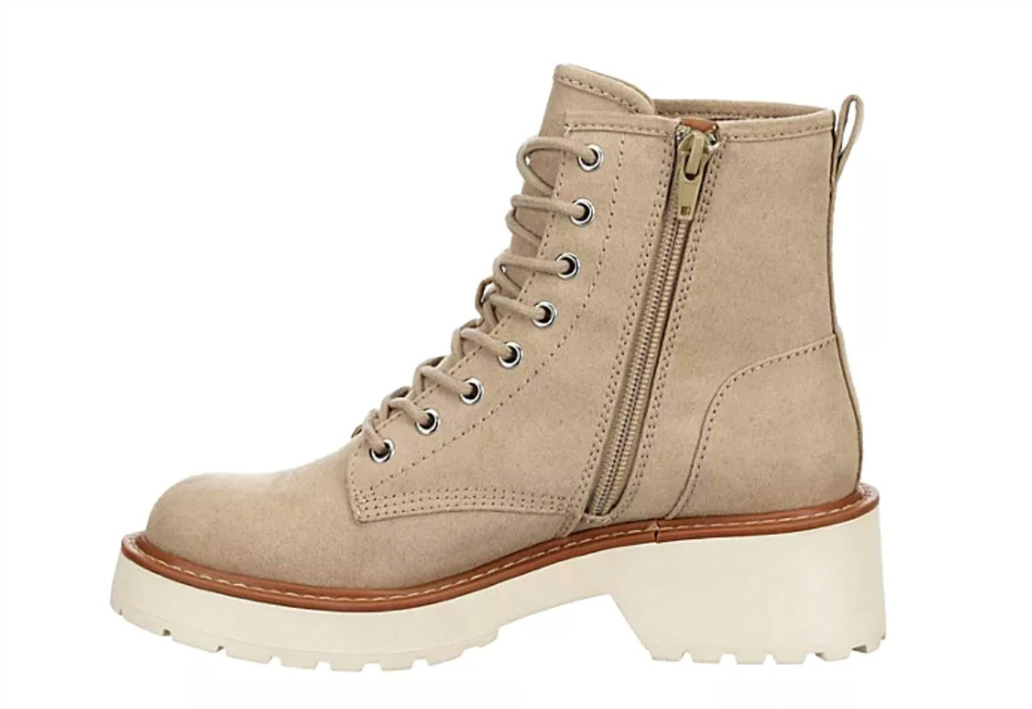 Steve Madden - Women's Leather Lace Up Combat Boot