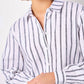 Apricot - Striped Linen Mix Shirt