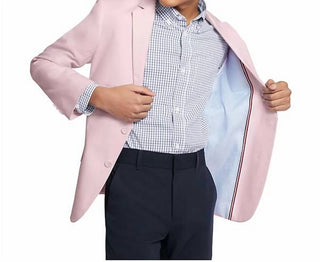 Tommy Hilfiger - Casaco esportivo Oxford elástico de corte moderno para meninos grandes