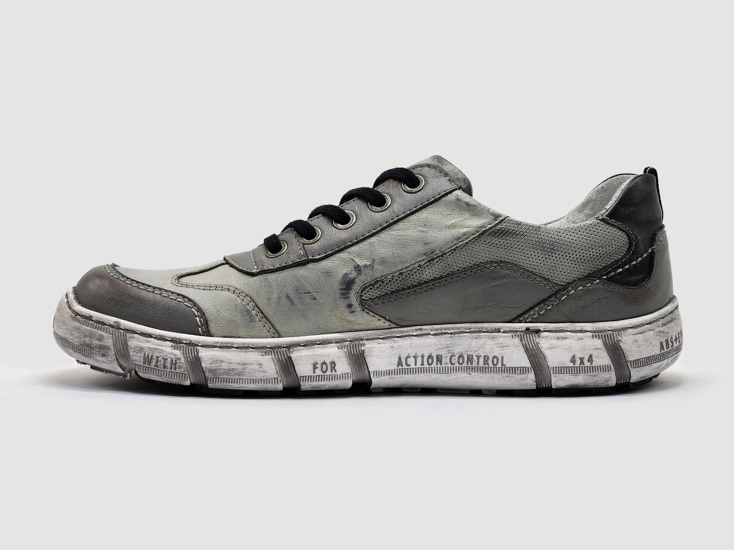 Kcr Group - Men's Action Zip-Up Leather Shoes