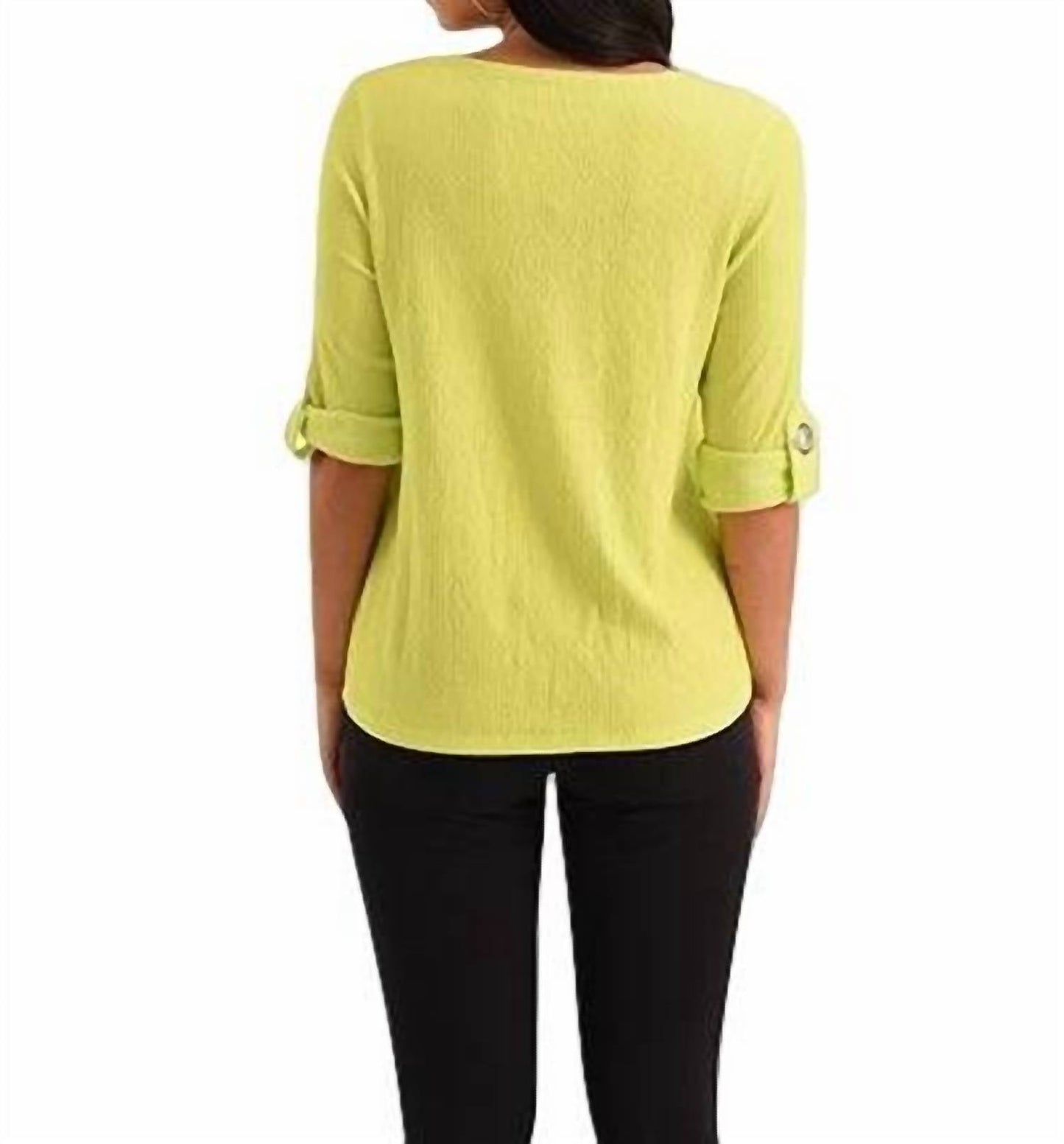 French Kyss - Janelle Grommet Sleeve Top