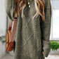 1 The Woman - Cable Knit Sweater Dress