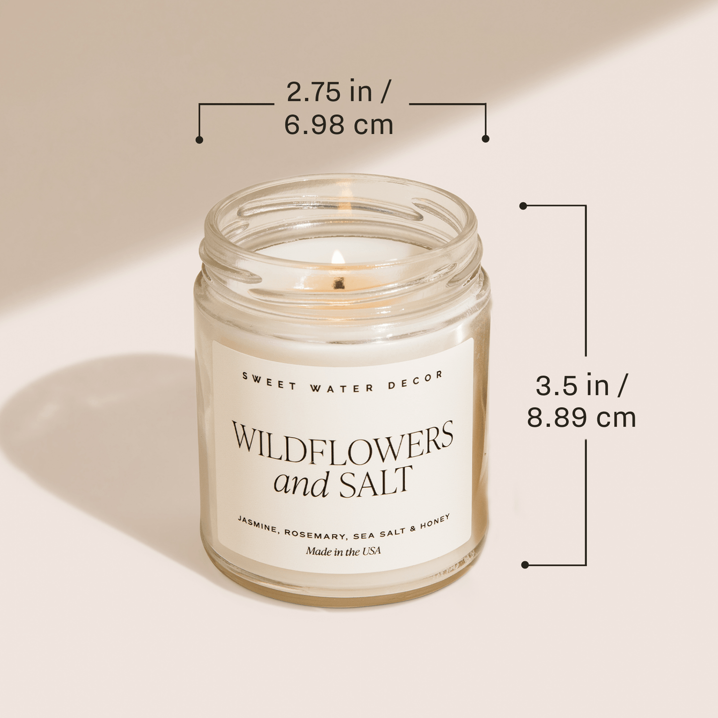 Boss Lady Soy Candle - Clear Jar - 9 oz (Spa Day)